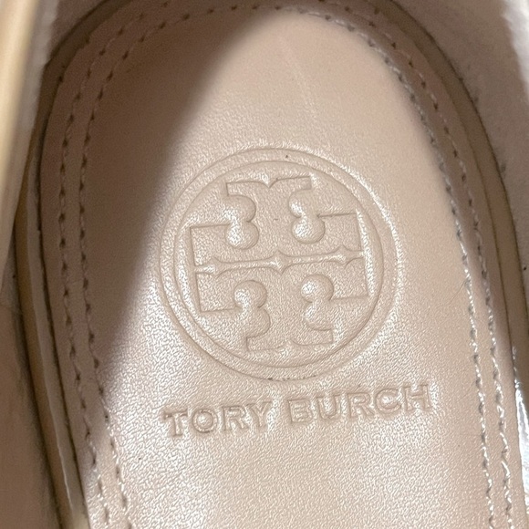 Tory Burch Patent Leather Bow Accents Ballet Flats Women's Size: 9.5M - Picture 13 of 16